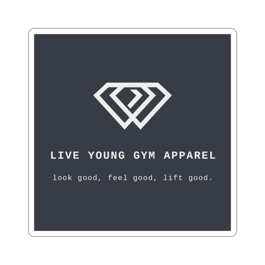 LIVE YOUNG logo Stickers