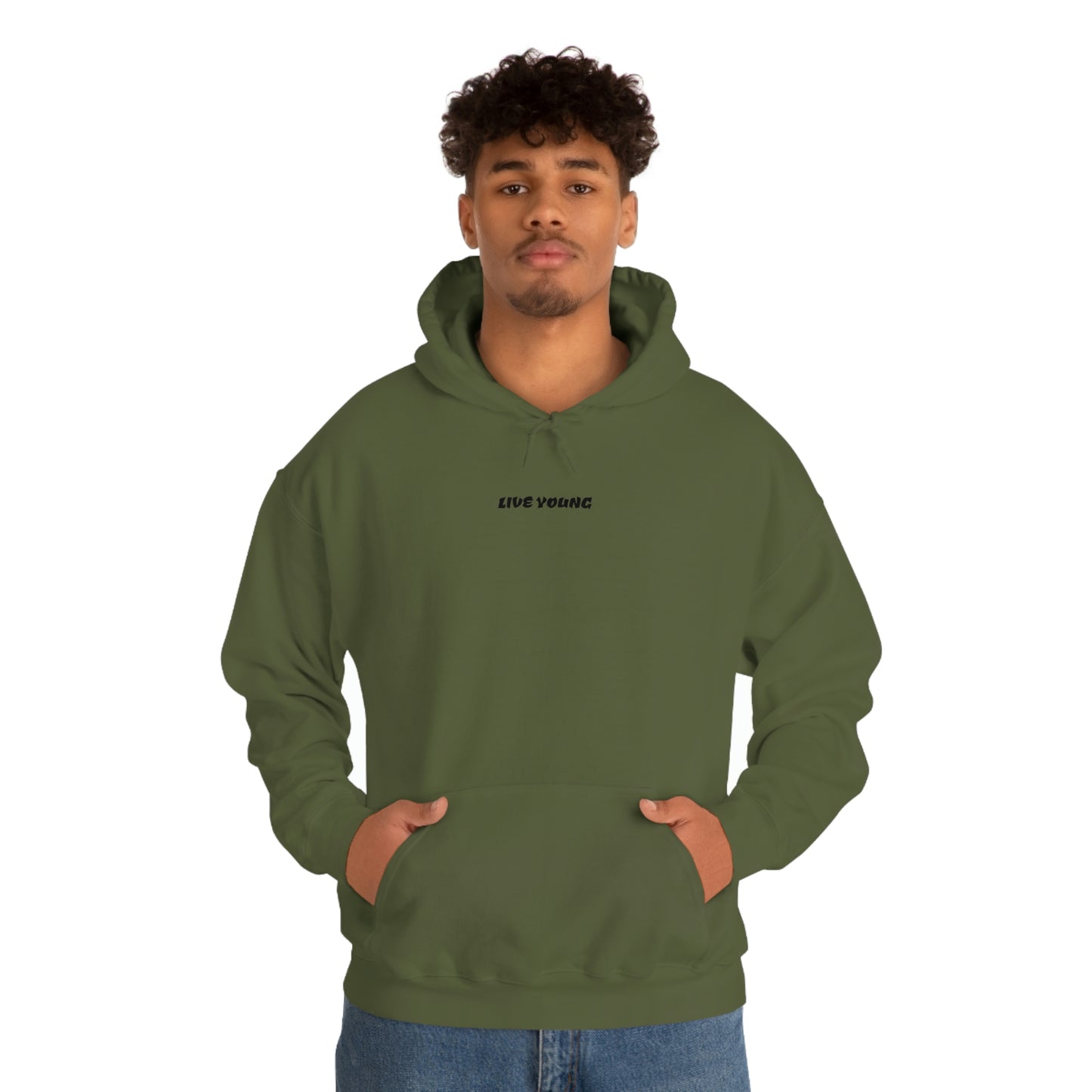 LIVE YOUNG Hooded Sweatshirt